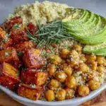 buddha bowl réconfortant patate douce et pois chiches - featured image