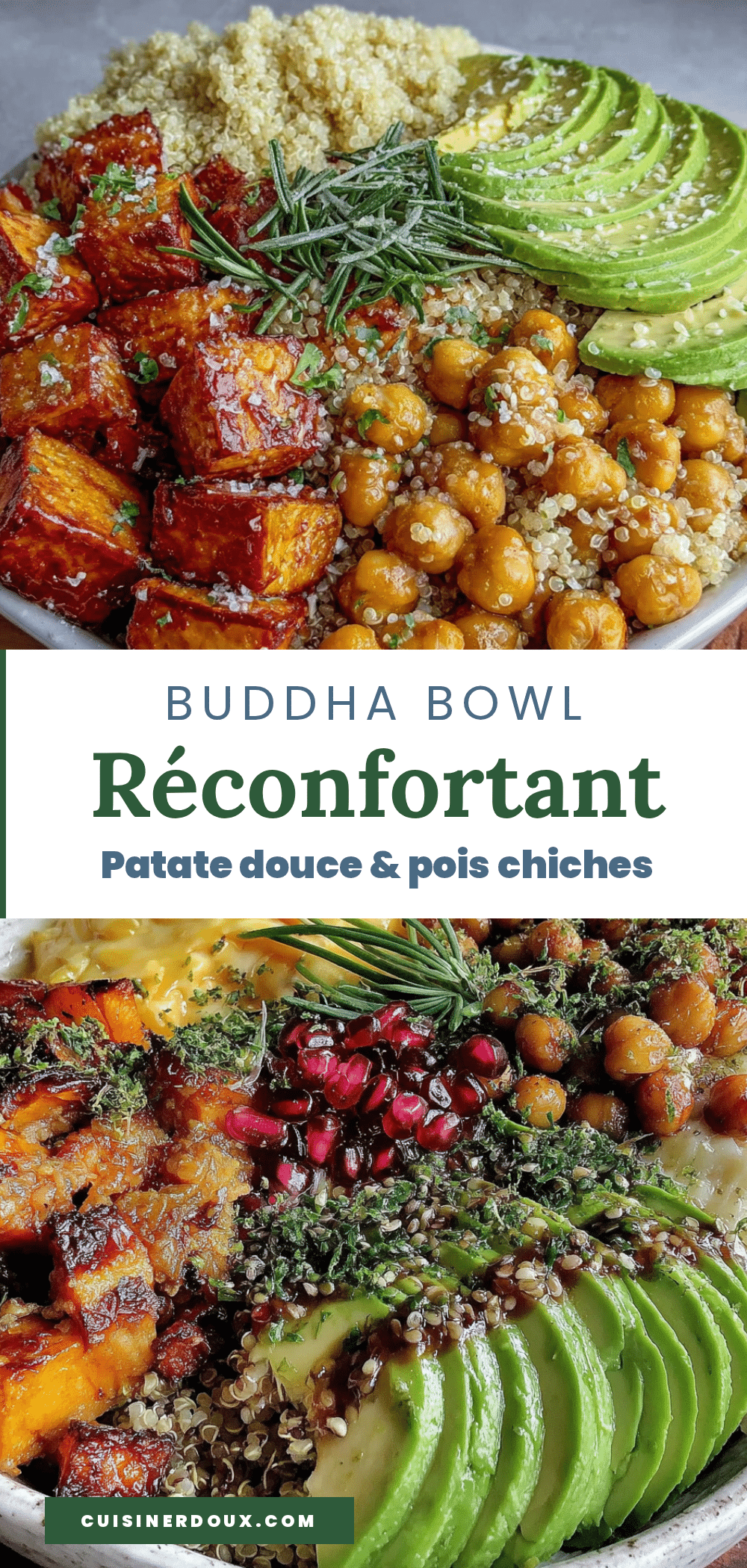 buddha bowl réconfortant patate douce et pois chiches recipe