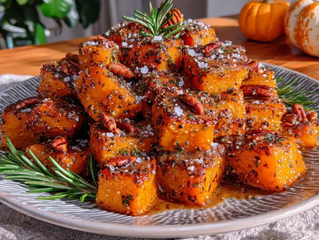 butternut rôti sirop dérable noix de pécan - featured image