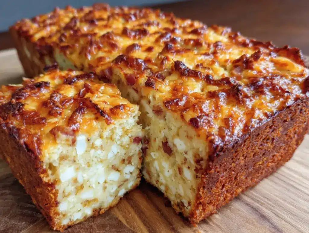 cake salé au jambon et emmental - featured image