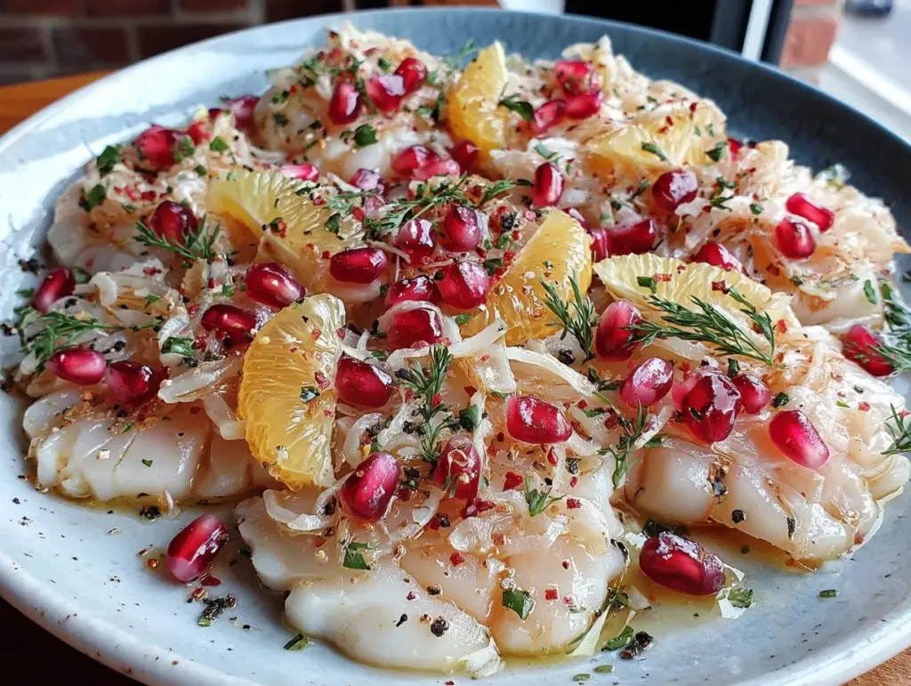 carpaccio de saint-jacques aux agrumes - featured image