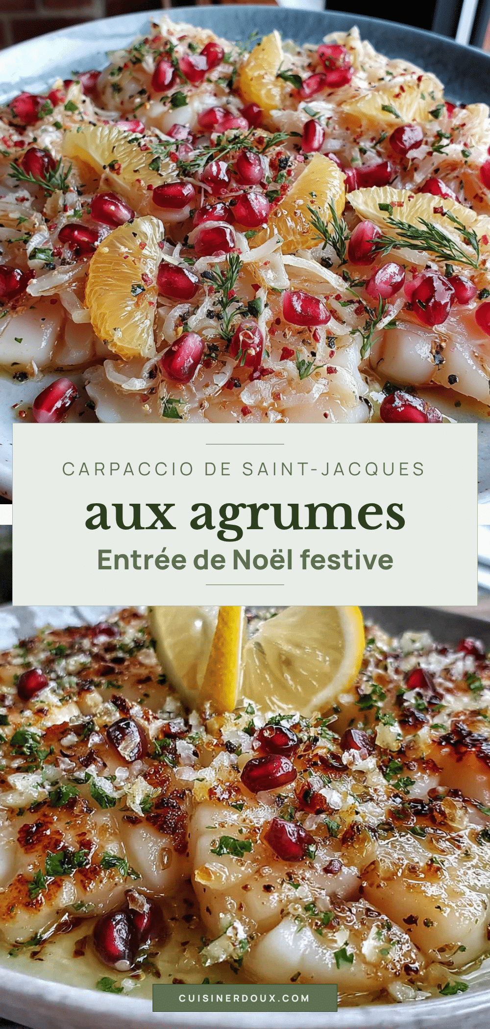carpaccio de saint-jacques aux agrumes recipe
