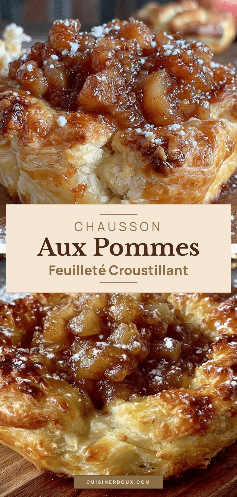chausson aux pommes feuilleté recipe