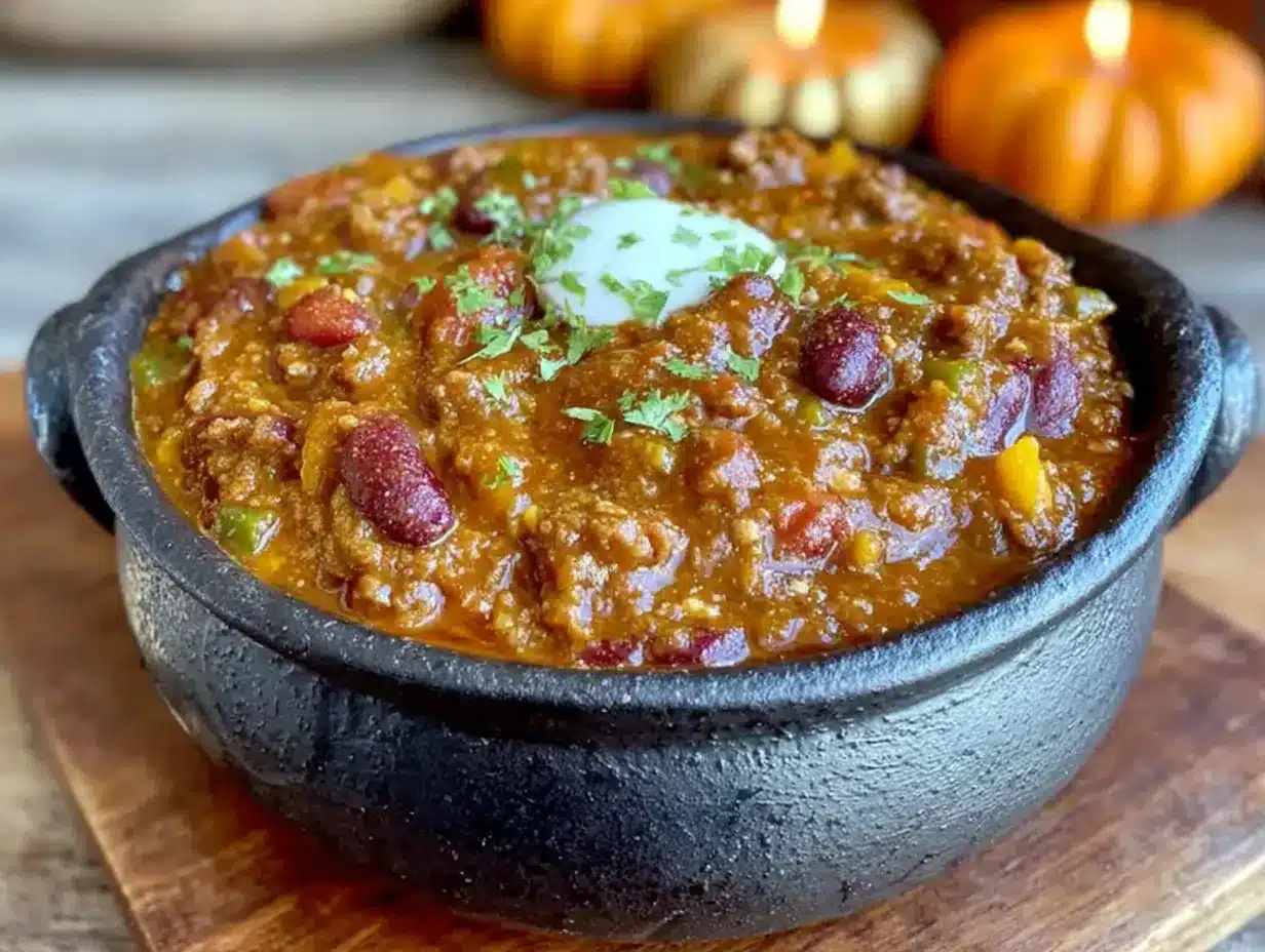 chili con carne halloween facile économique preparation steps