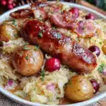 choucroute alsacienne rapide trois viandes - featured image