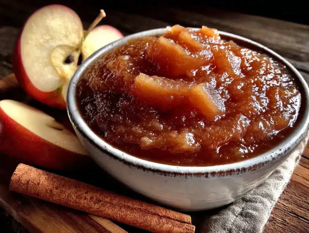 compote de pomme maison à la cannelle - featured image