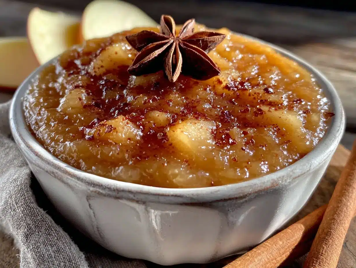 compote de pomme maison à la cannelle preparation steps
