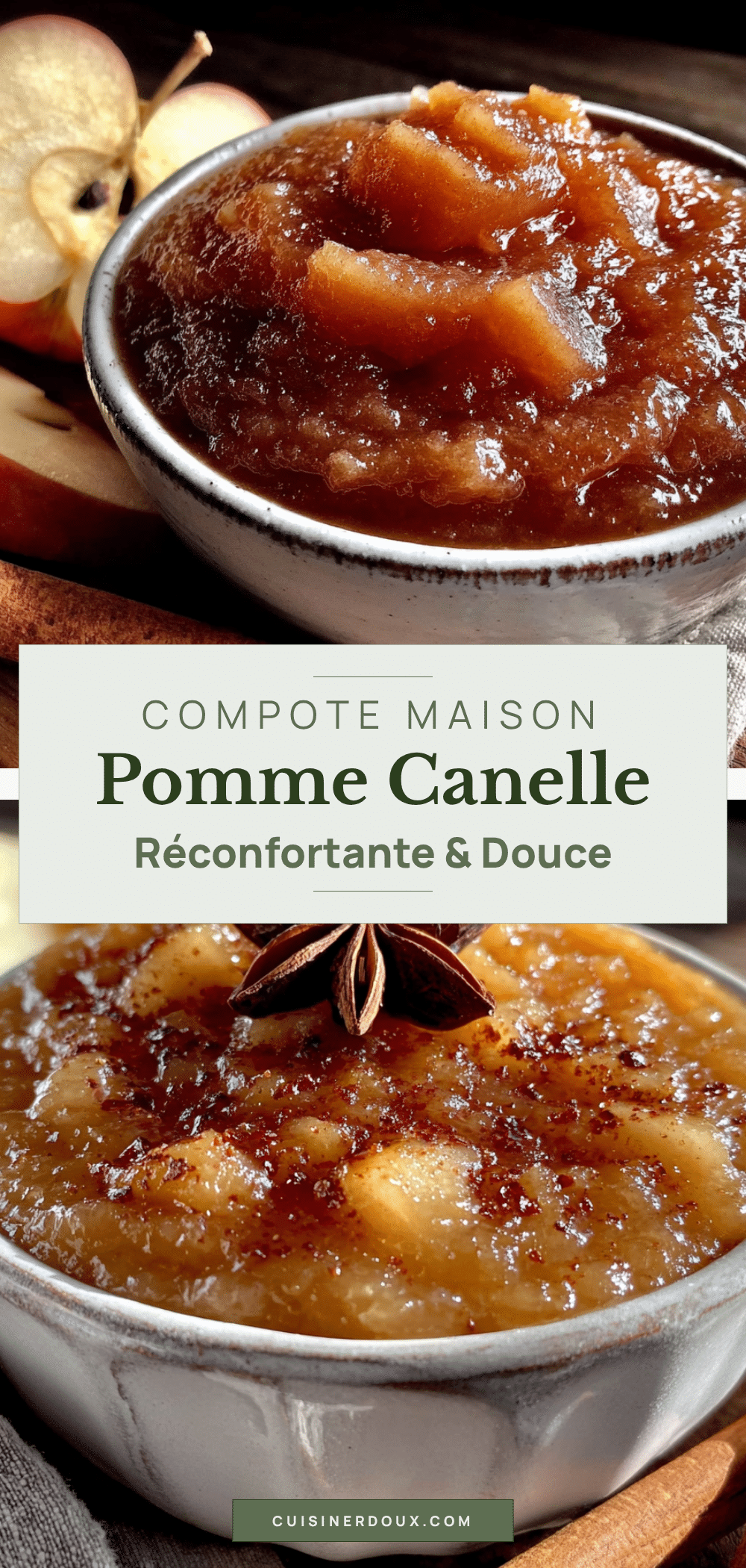 compote de pomme maison à la cannelle recipe
