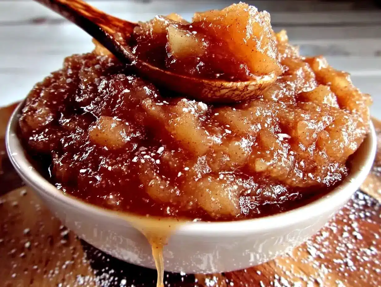 compote de pommes maison sans sucre preparation steps