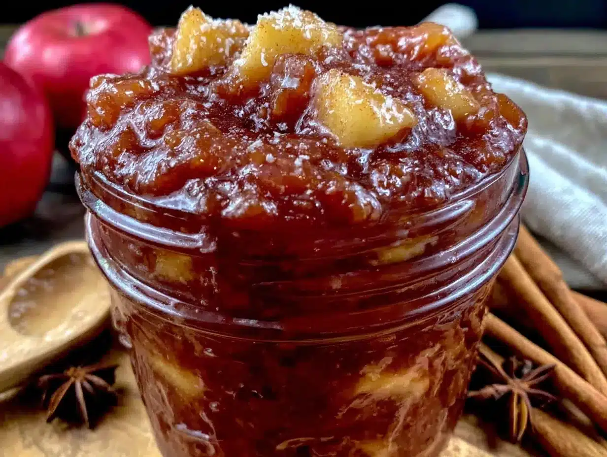 confiture de pommes cannelle vanille rapide preparation steps