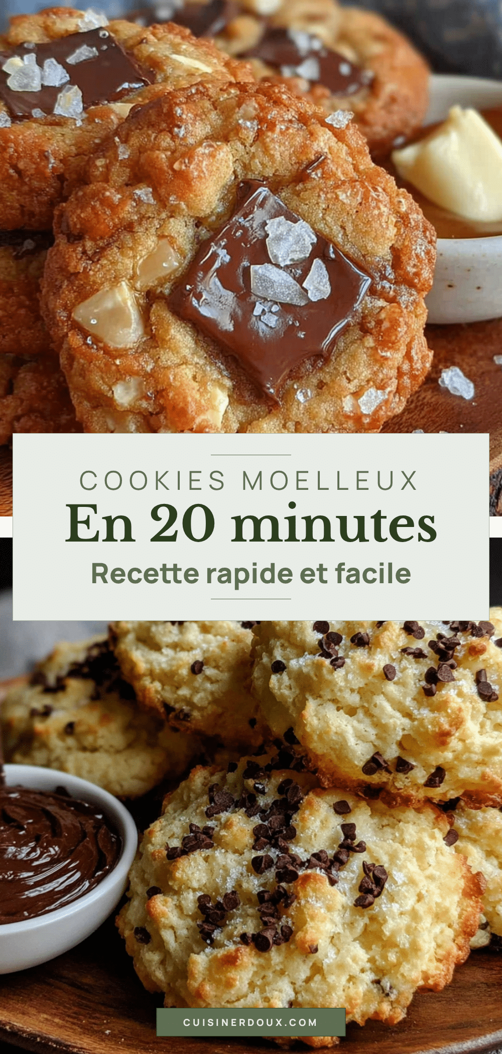 cookies moelleux en 20 minutes recipe