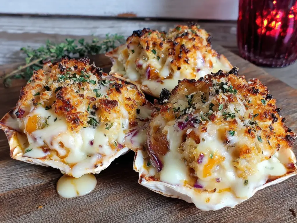 coquilles farcies butternut chou kale - featured image