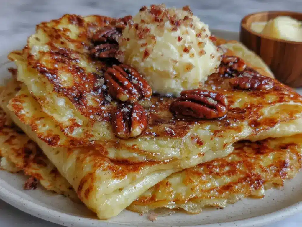 crêpes à la citrouille épicées au beurre dérable - featured image