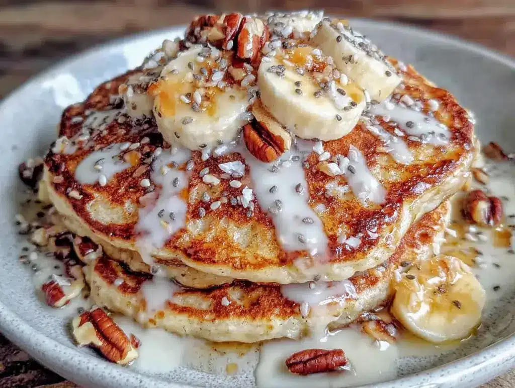 crêpes au blé complet banane yaourt - featured image