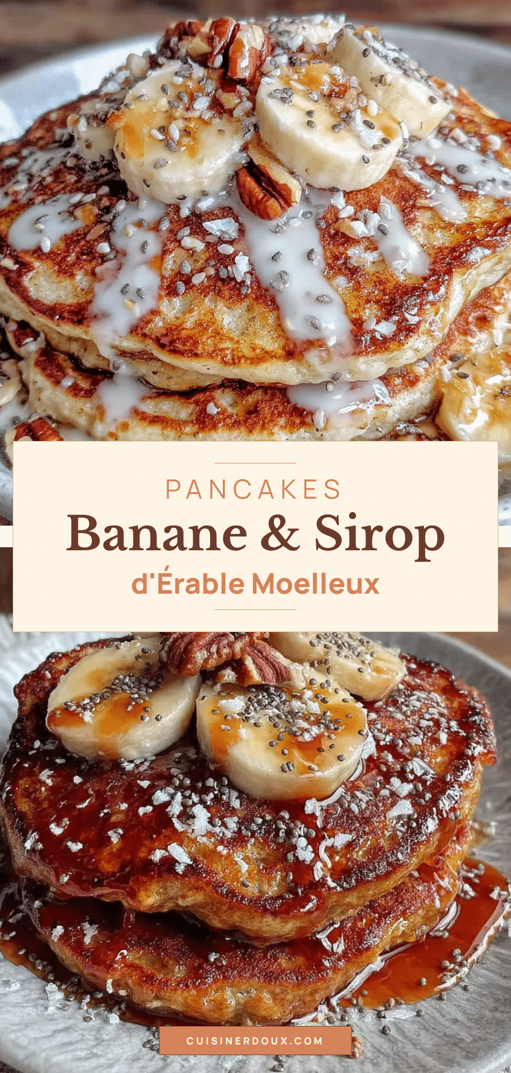 crêpes au blé complet banane yaourt recipe