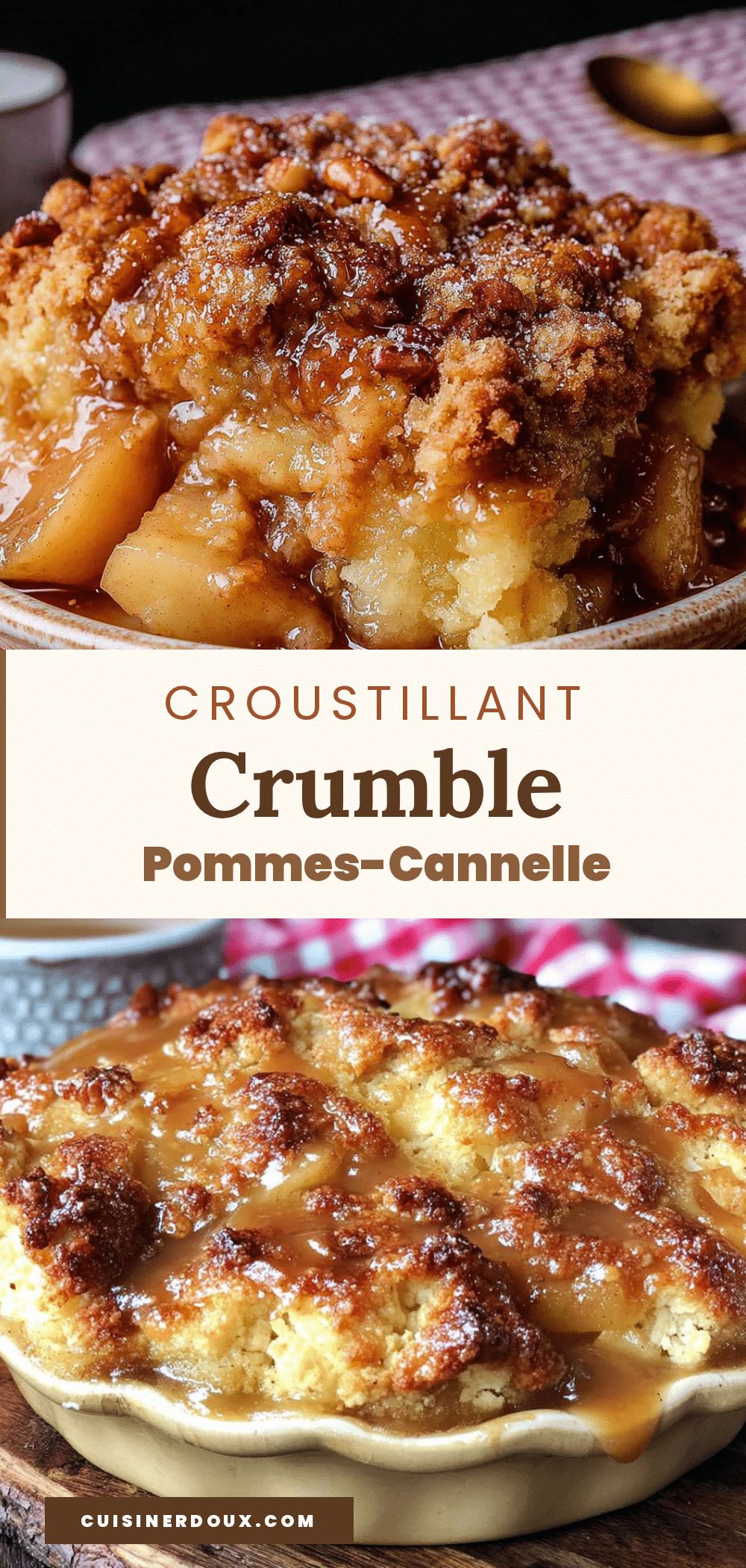 croustillant crumble pommes-cannelle recipe