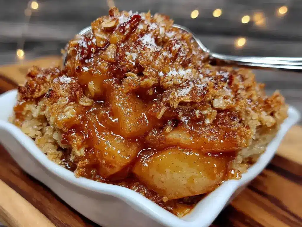 crumble aux pommes et cannelle - featured image