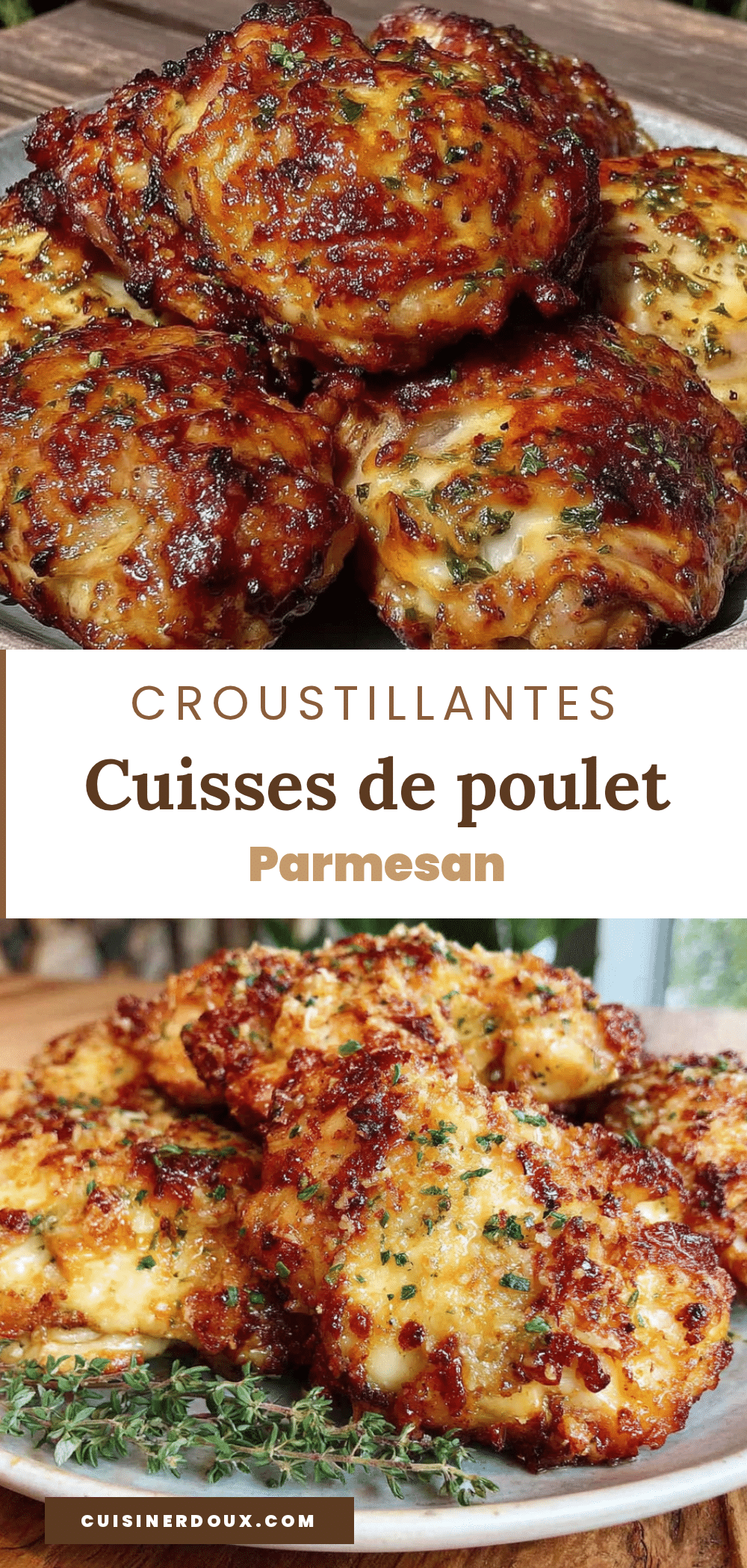 cuisses de poulet parmesan à l’air fryer recipe