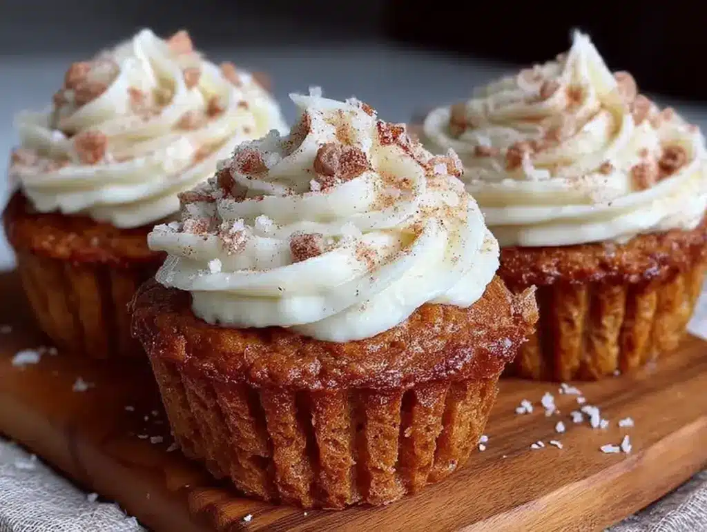 cupcakes potiron orange glaçage fromage à la crème - featured image