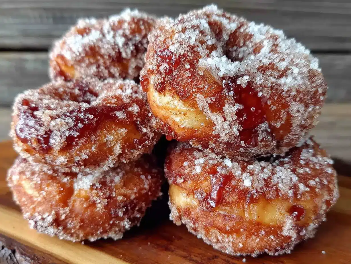 donuts fondants aux pommes et cannelle preparation steps