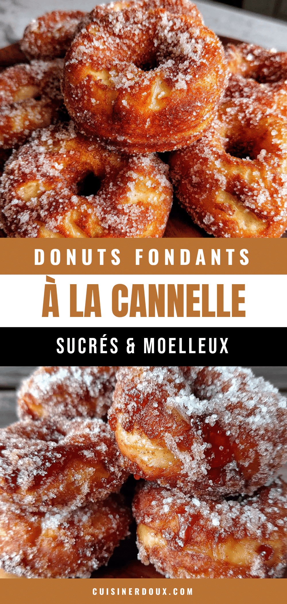 donuts fondants aux pommes et cannelle recipe