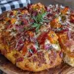 flatbread réconfortant courge rôtie et bacon croustillant - featured image