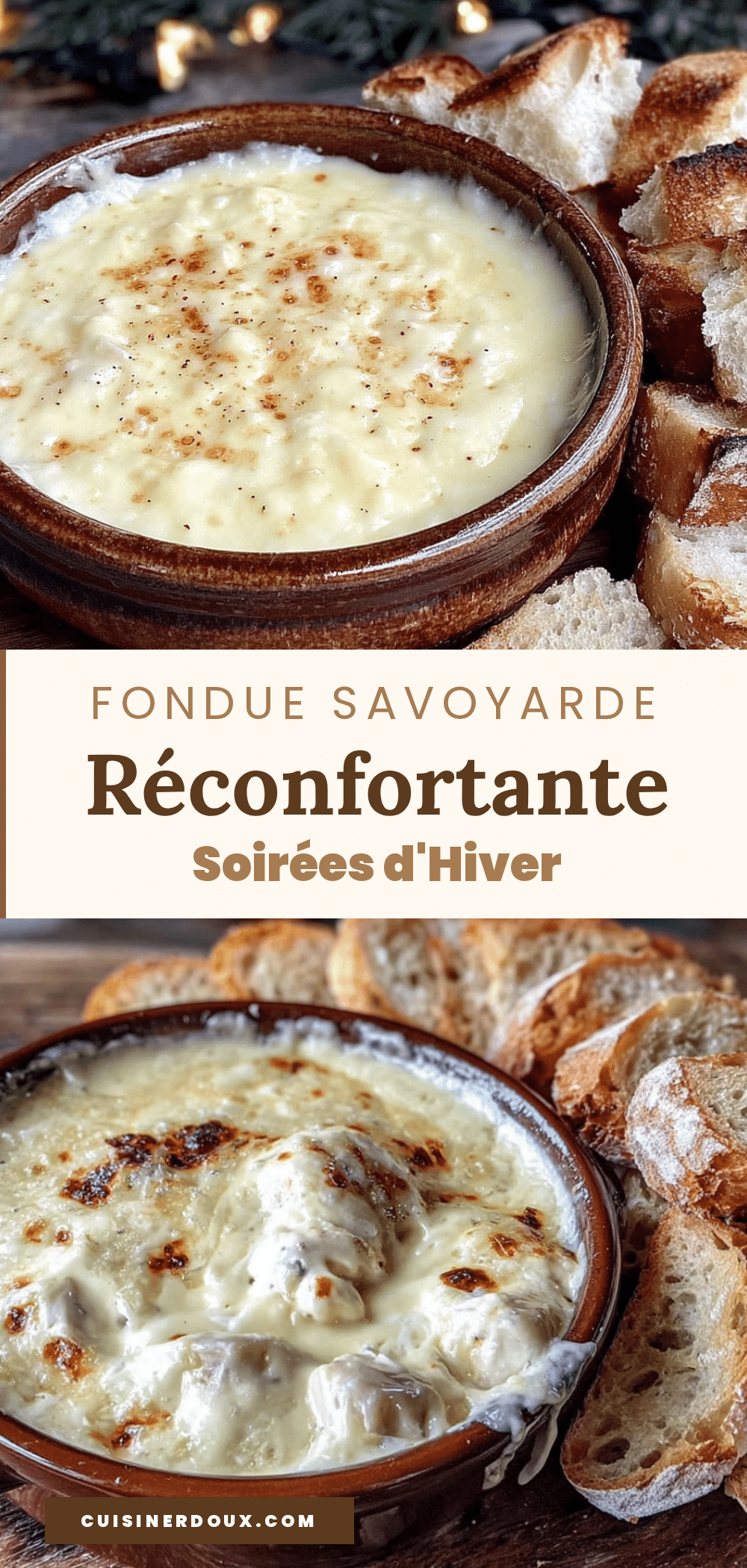 fondue savoyarde réconfortante recipe