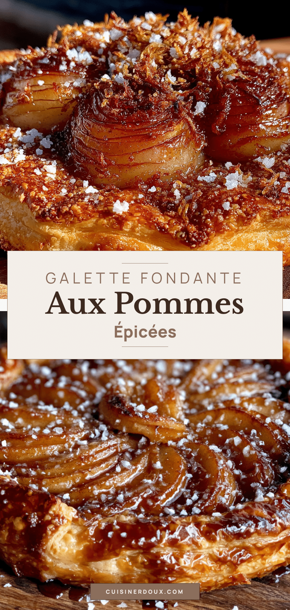 galette aux pommes épicées au vin chaud recipe