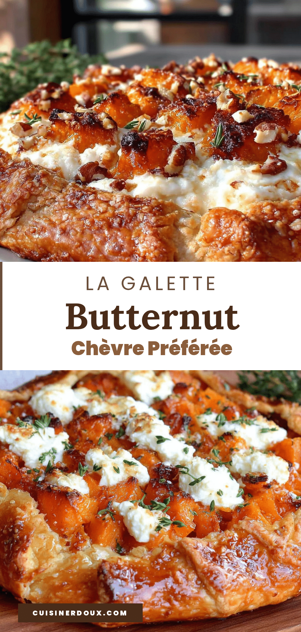 galette butternut chèvre recipe
