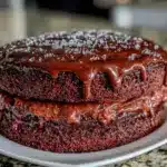 gâteau chocolat trois étages crémeux - featured image