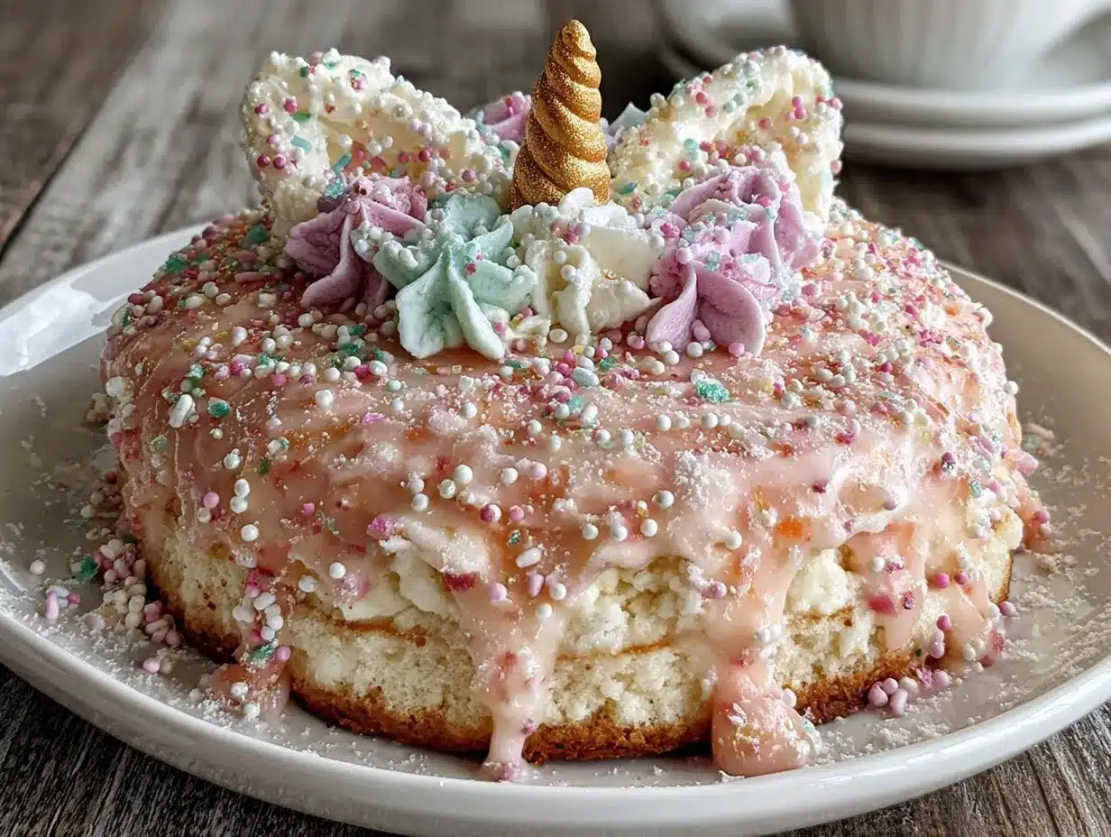 gâteau licorne crémeux ultra facile preparation steps