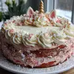 gâteau licorne féerique - featured image