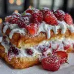 gâteau vanille framboise trois étages - featured image
