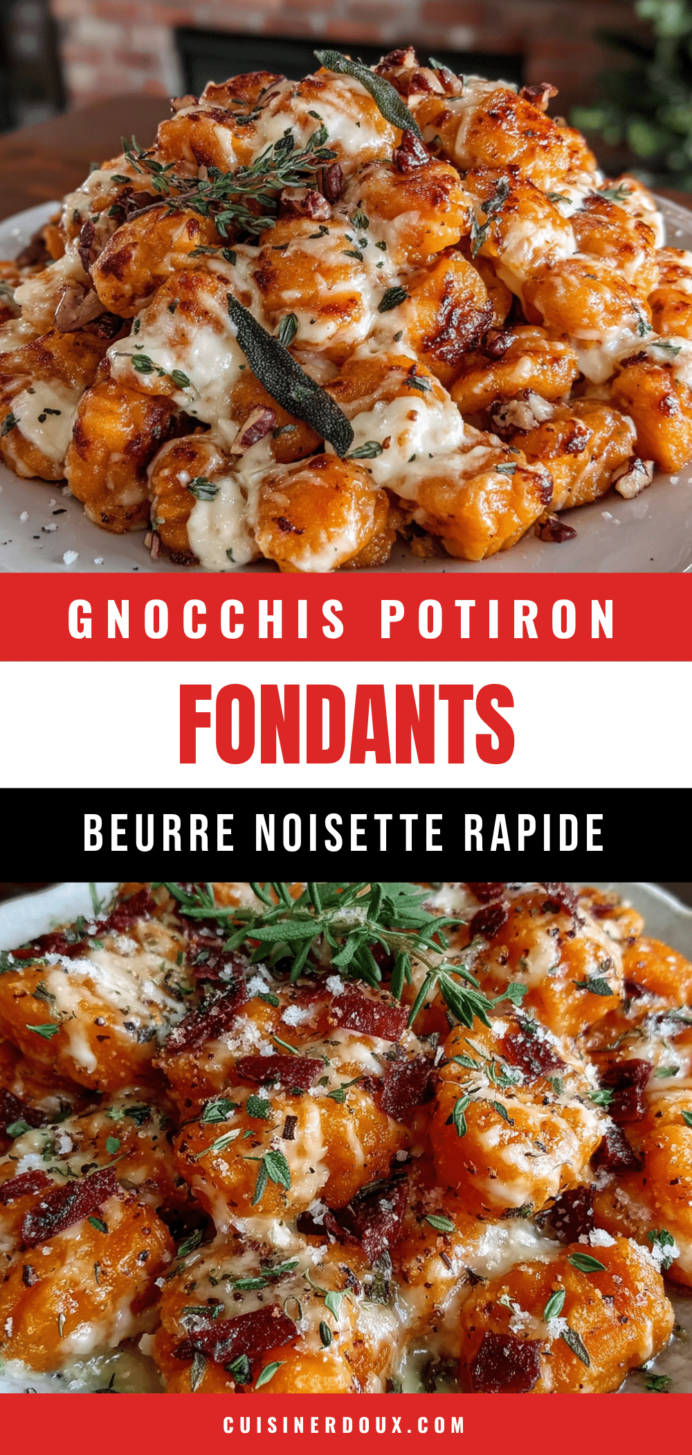 gnocchis potiron beurre noisette recipe