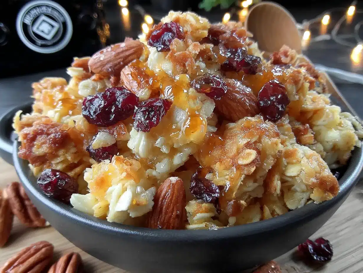 granola maison croustillant miel amandes preparation steps