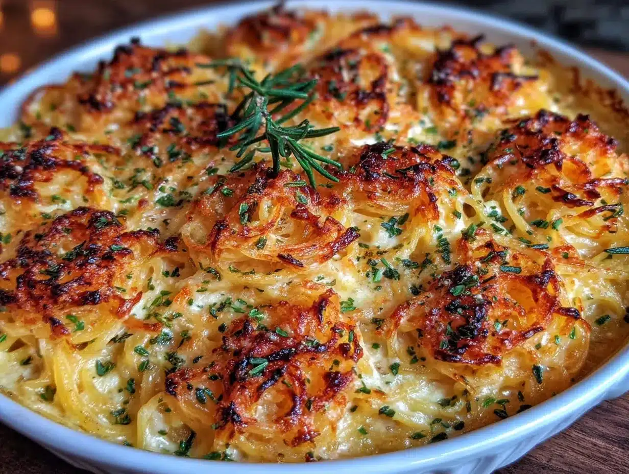 gratin de courge spaghetti ultra fondant preparation steps