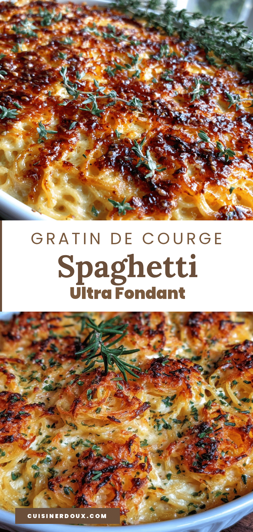 gratin de courge spaghetti ultra fondant recipe