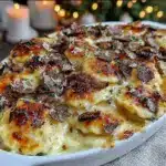 gratin de ravioles aux truffes - featured image