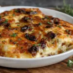 gratin raclette jambon champignons - featured image