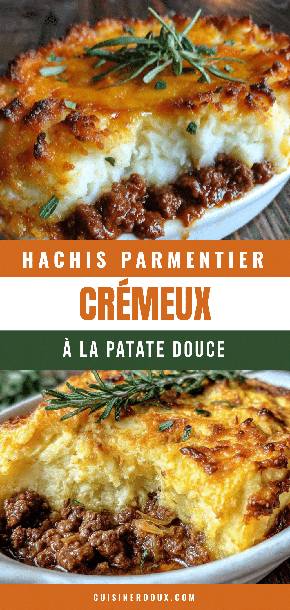 hachis Parmentier à la patate douce recipe