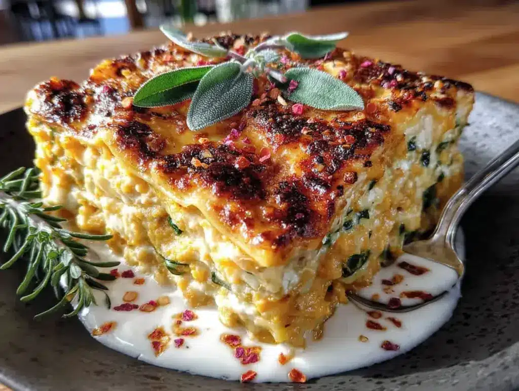 lasagnes butternut épinards ricotta - featured image