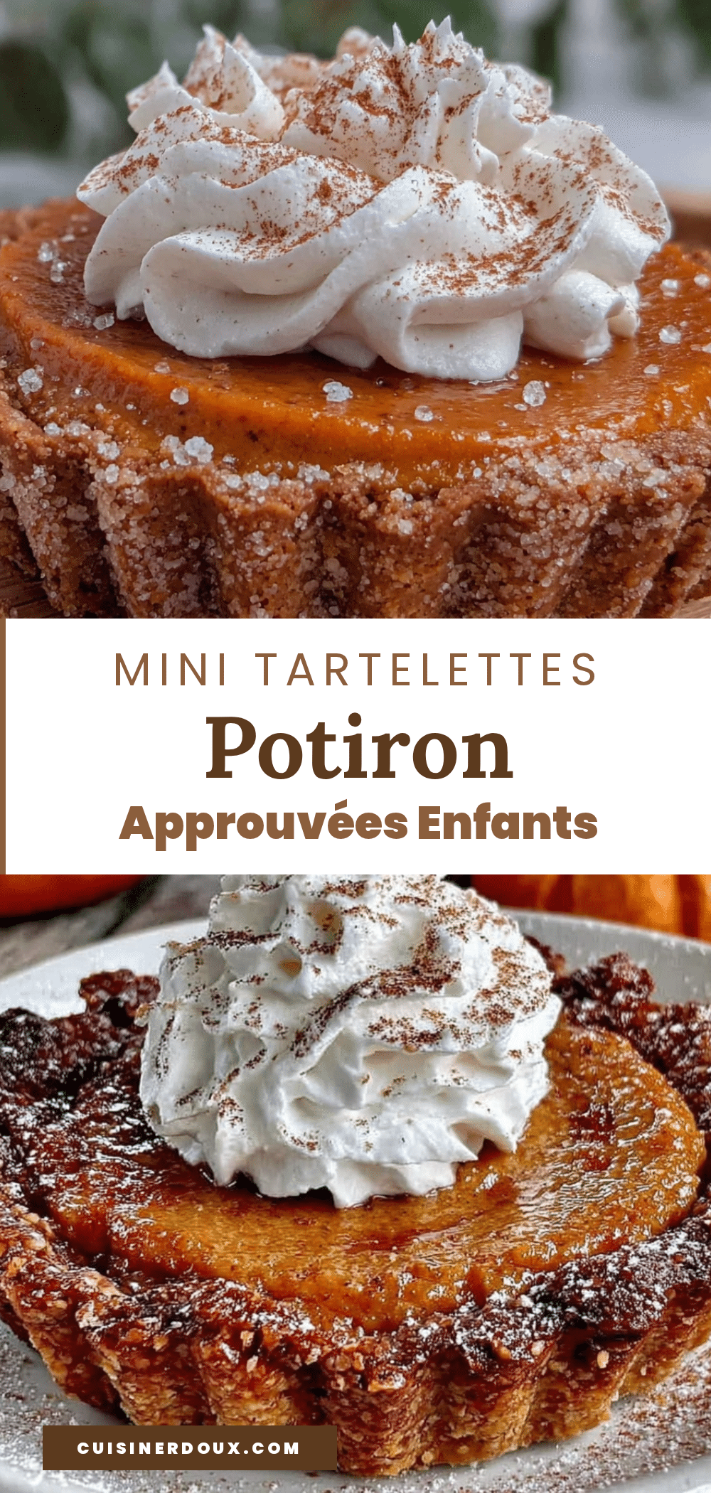 mini tartelettes potiron recipe