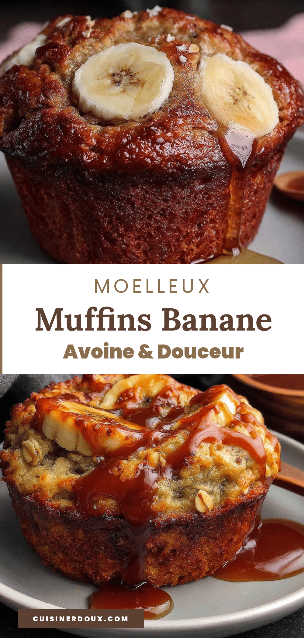 muffins banane avoine moelleux recipe