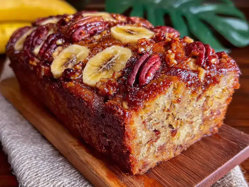 pain à la banane et aux noix - featured image