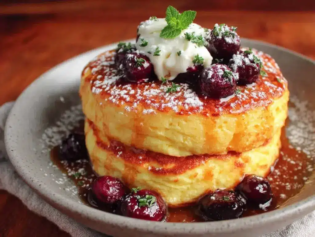 pancakes soufflés japonais moelleux - featured image