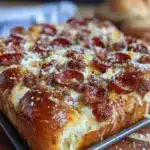pizza detroit croustillante au pepperoni - featured image