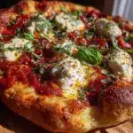 pizza margherita croustillante maison - featured image