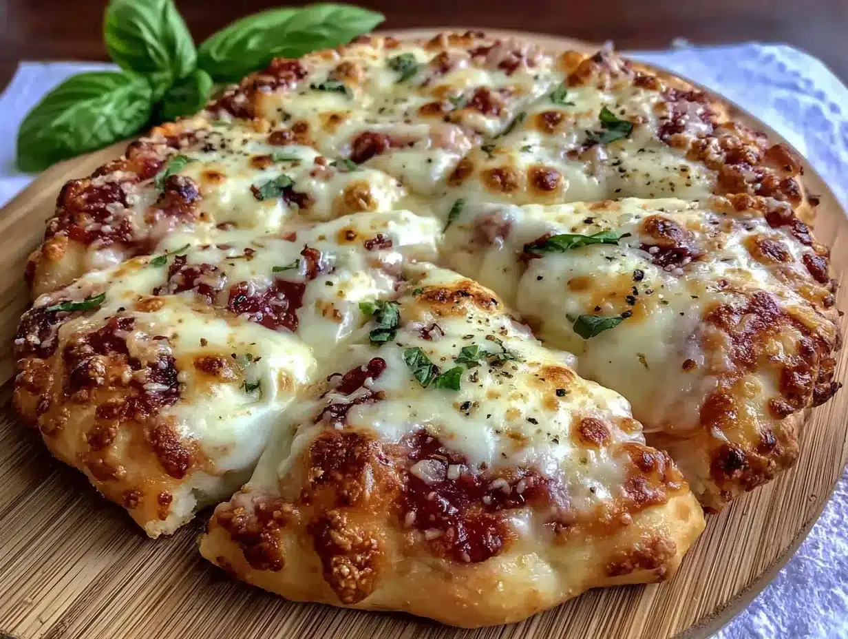 Pizza margherita pâte fine maison preparation steps