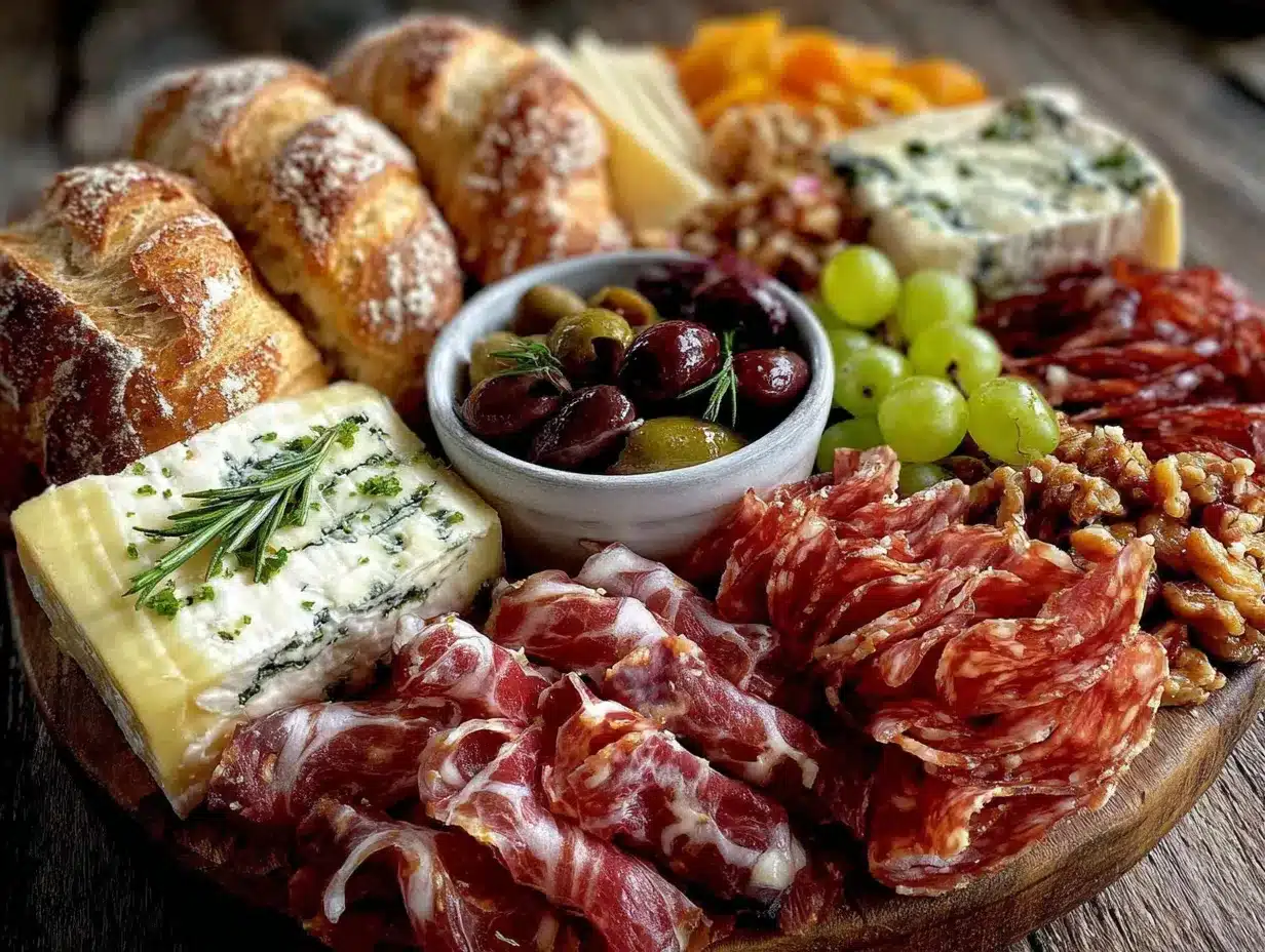 planche apéro légère fromages charcuterie preparation steps