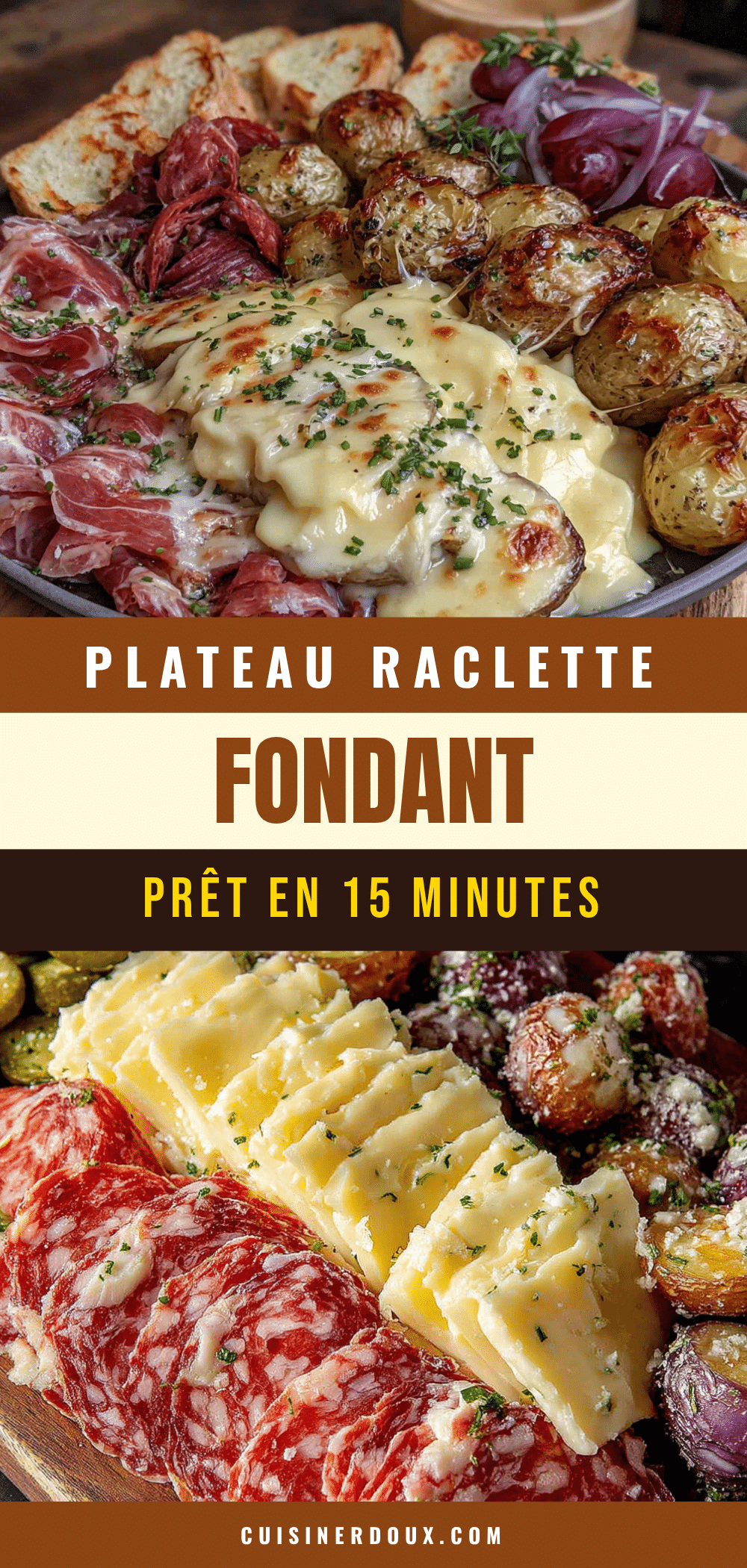 plateau raclette fondant prêt en 15 minutes recipe